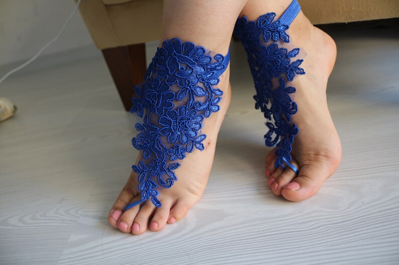 Bridal Sets Royal Blue Lace Gloveslong Gloves Wedding Gloves Etsy