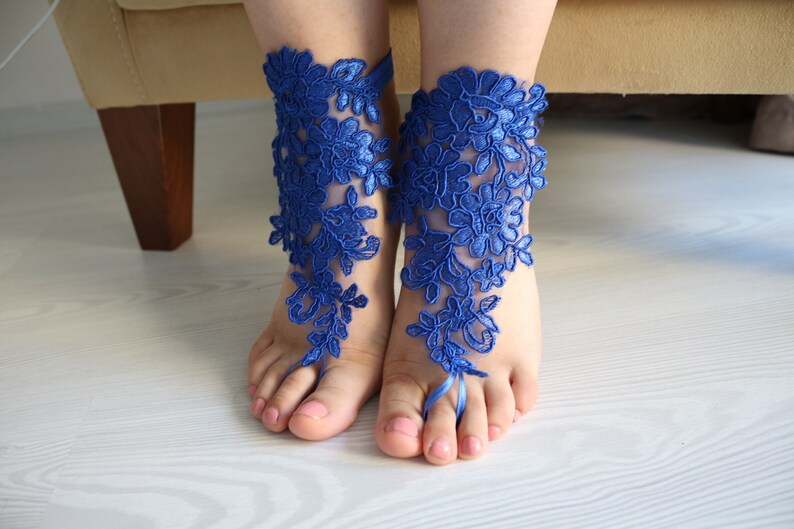 Bridal Sets Royal Blue Lace Gloveslong Gloves Wedding Gloves Etsy