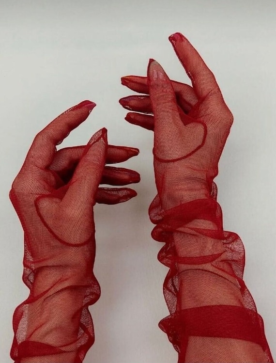Sheer nylon gloves discount