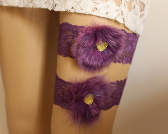 Hochzeit Strumpfband, anpassbare Handmade, lila Spitze Braut Strumpfband, Andenken Strumpfband, Strumpfband werfen, Braut Dessous Strumpfband, GR00866
