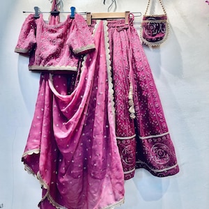 Ombre lehenga Indian wear for girls chikankari lengha