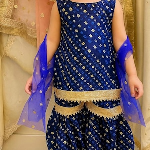 Sharara for girls kids Indian dress Gharara kurta suit set in USA baby ethnic wear