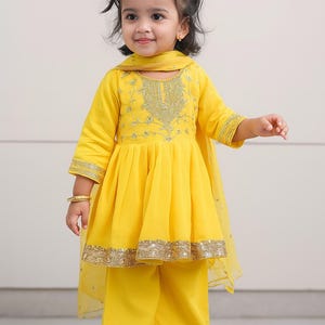 Kids salwar kameez Indian outfit for Kids babies Anarkali Girls sharara Toddlers dresses