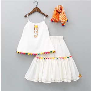 Ethnic wear for Girls Sharara Gharara suit set kids in USA