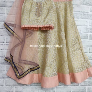 Toddler girls lehenga choli baby dresses