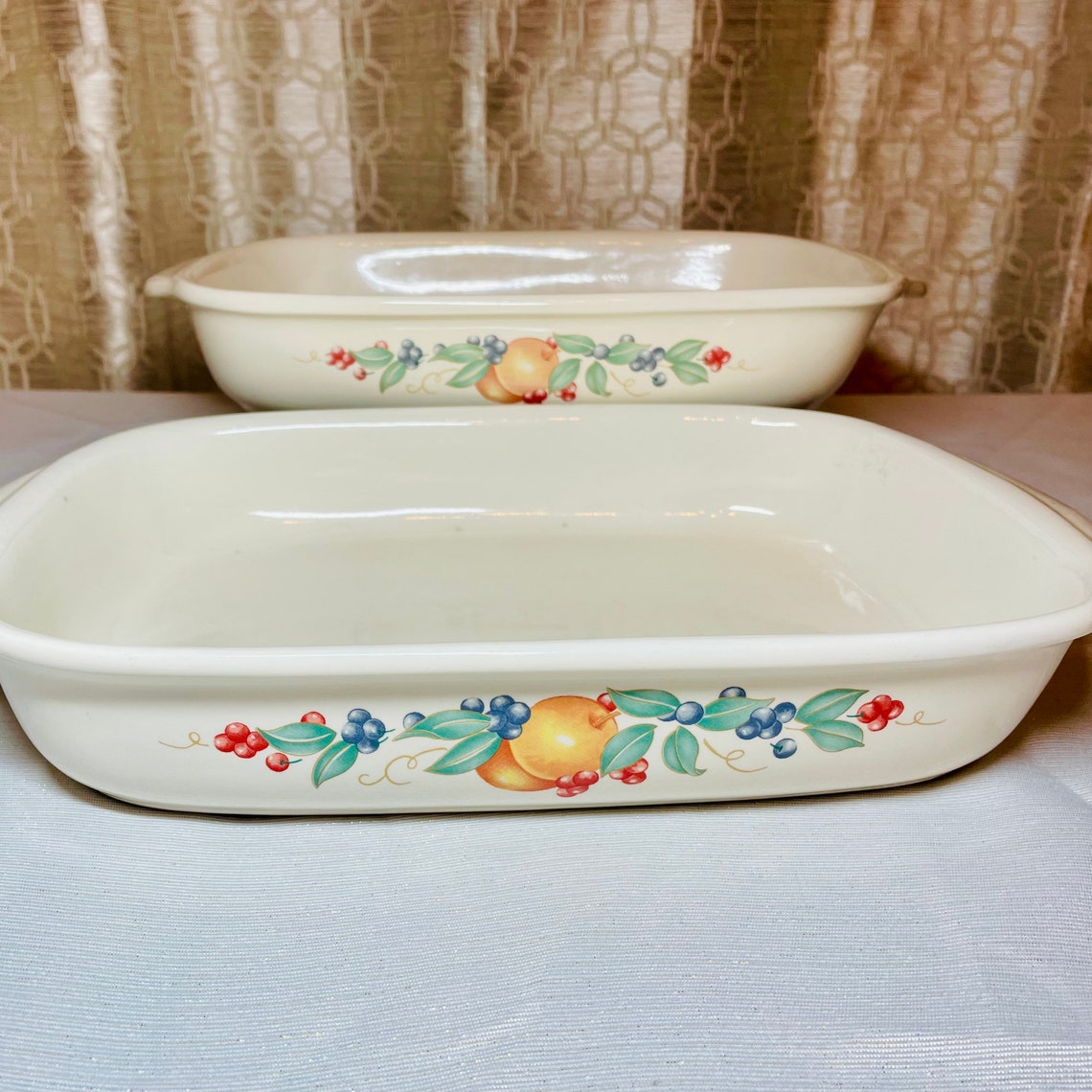 Corelle Coordinates abundance Pattern 15 Casserole Dish Etsy