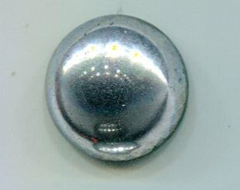 2 Böhmische Cabochon 16 mm silber