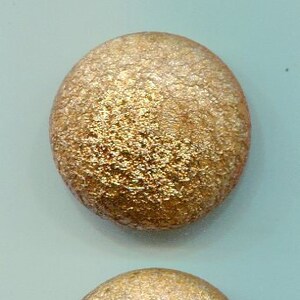 2 Boheemse cabochons 20 mm koper