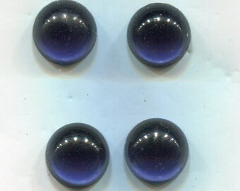8 Bohemian Cabochon Brown Marble Optic 14 x 10 mm