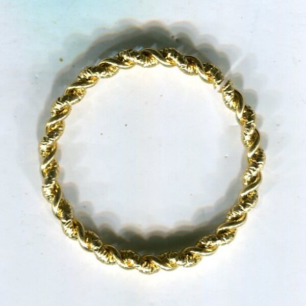 4 round bending rings gold 30 mm