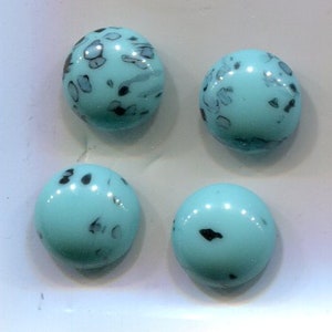 4 Tsjechische strass chatons 12 mm turkoois