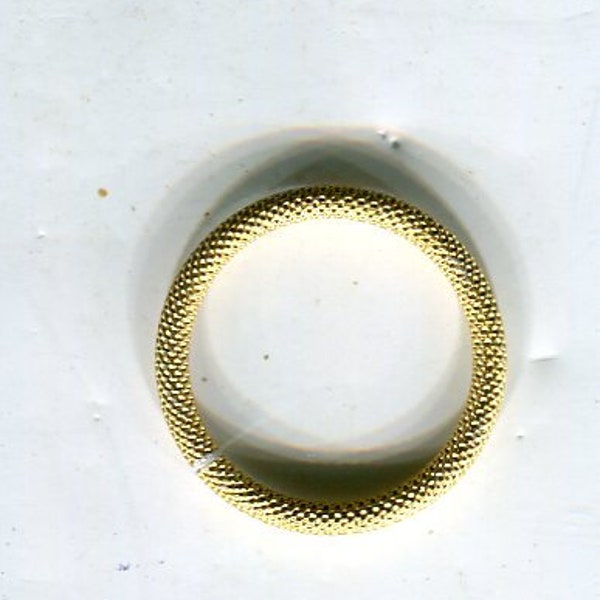 10 round bending rings gold 19 mm
