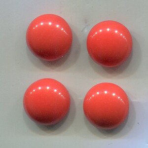 4 Tsjechische strass chatons 12 mm oranje
