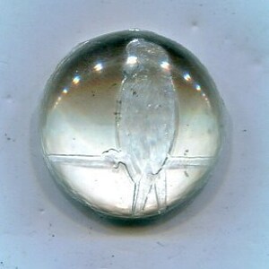 1 tableau bohème cabochon oiseau cristal 18 mm