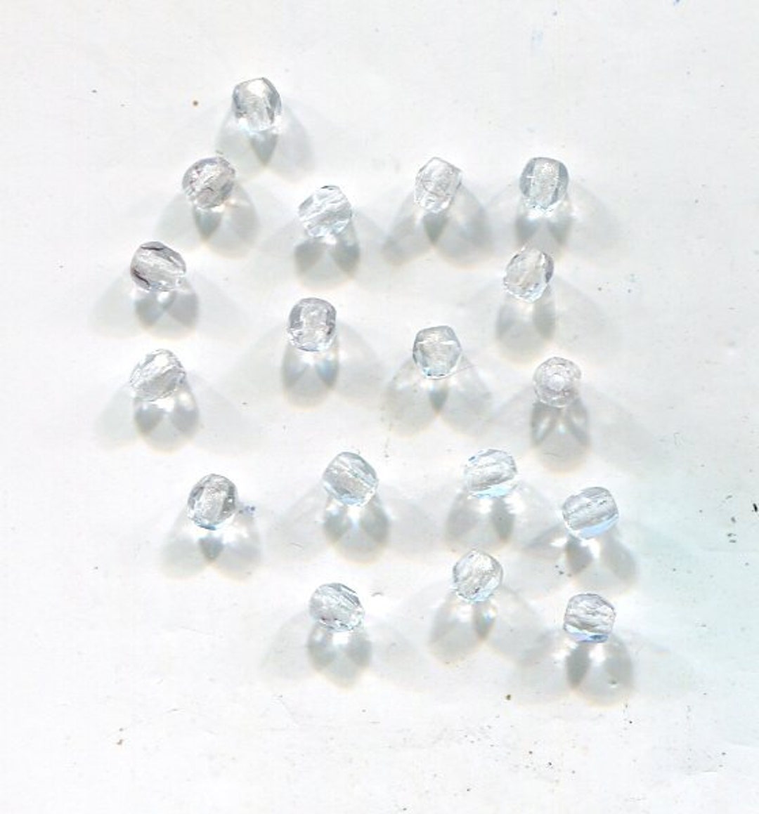 150 Bohemian Glass Sliff Beads Crystal 3 Mm - Etsy