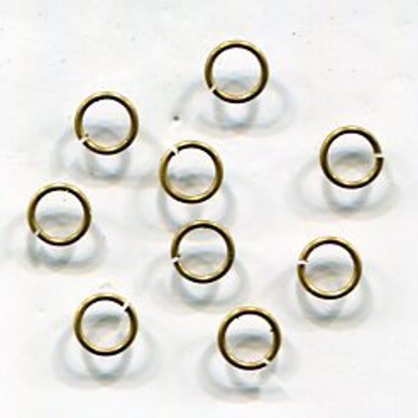 200 brass bending rings 6 mm