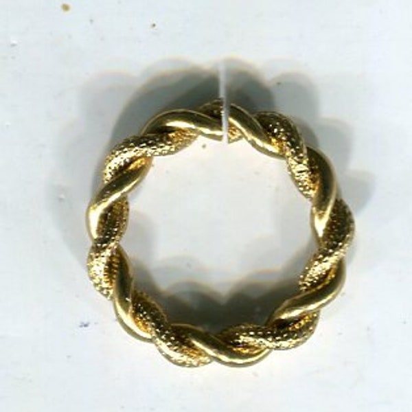 10 round bending rings gold 17 mm variant 2