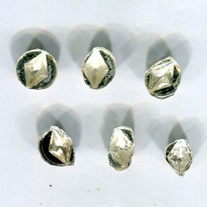 20 Boheemse strass chatons diamantvorm ca. 6 mm kristal