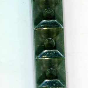 1 Bohemian cabochon montana blauw 37 x 8 mm