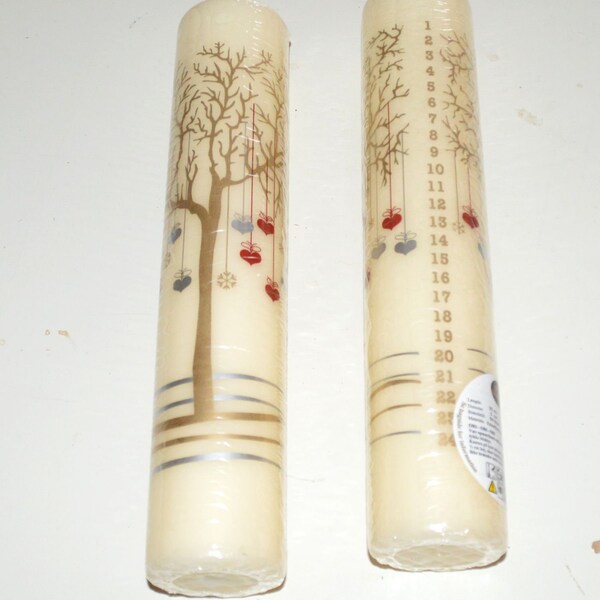 Advent Candles Etsy