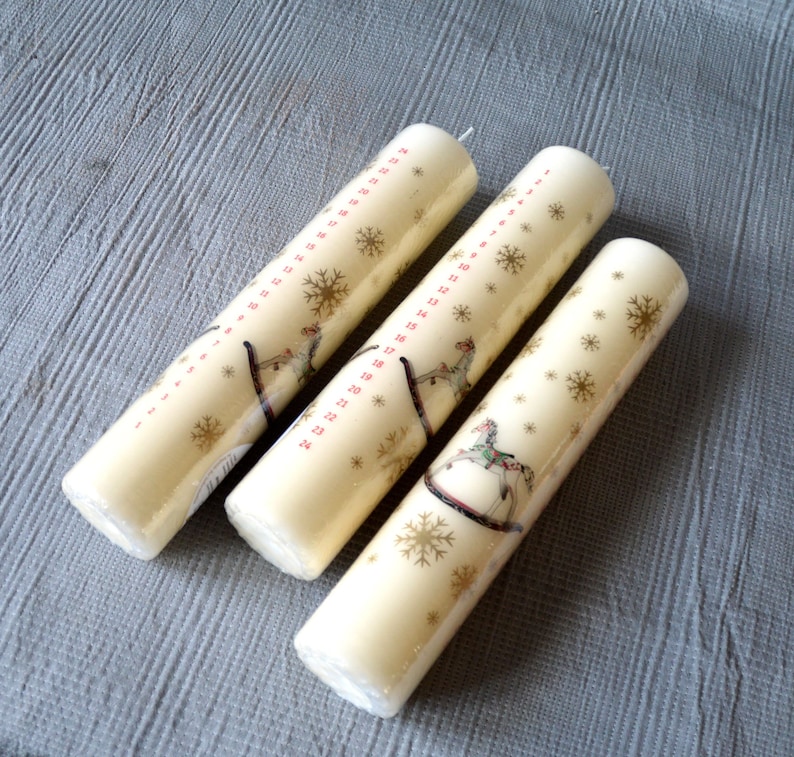 Danish Advent Candle Candles Christmas Candles Candles With Etsy