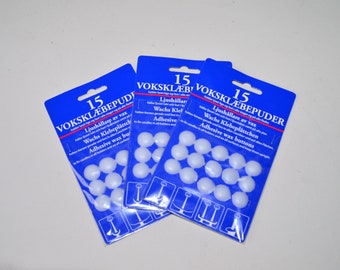 3 paquetes de almohadillas adhesivas de cera para velas, candelabros,