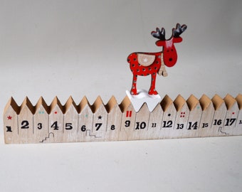 Wooden Advent calendar