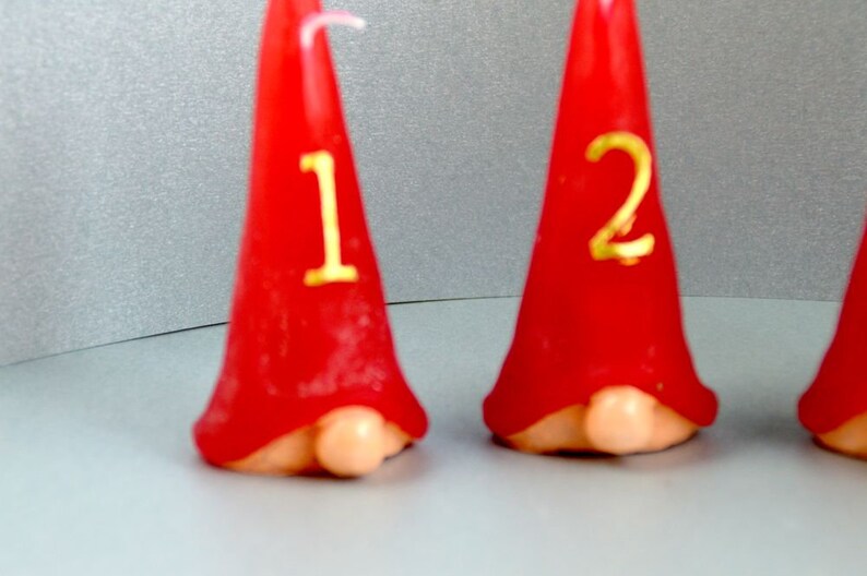 4 Calendar Candles Danish Calendar Candles Candles for Etsy Singapore