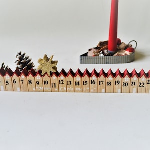 Wooden Advent calendar