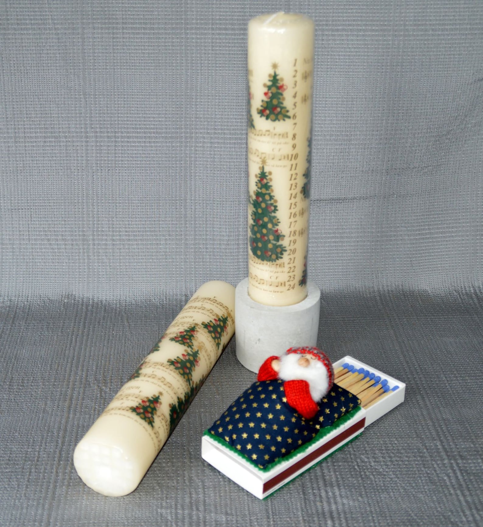 Calendar Candle Danish Candle Candles With Numbers Candles Etsy UK