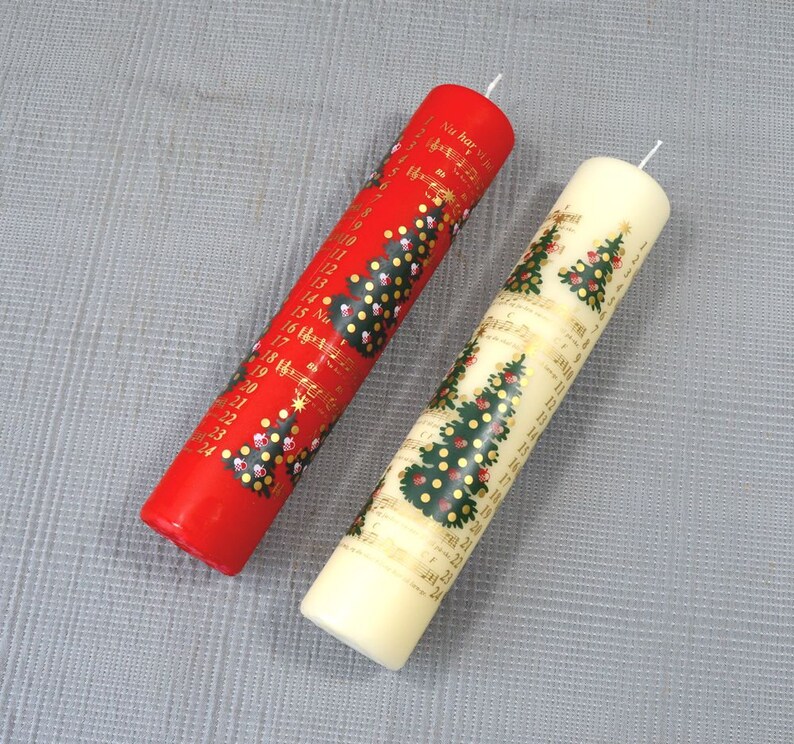 Danish Advent candle candles Christmas candles candles with Etsy