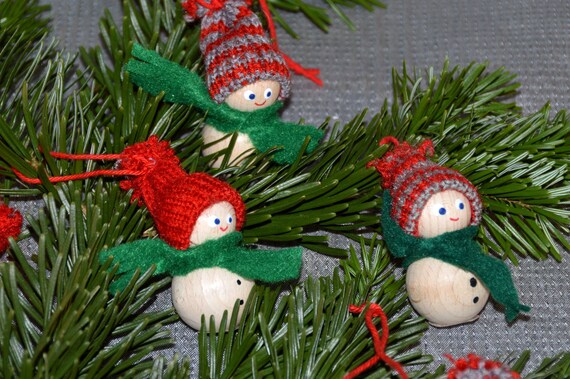 3 Small Snowmen Christmas Decorations Table Card Holder Etsy