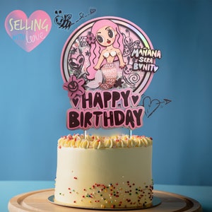 Karol G - mañana será bonito - bichota season - Caketopper con o sin luz