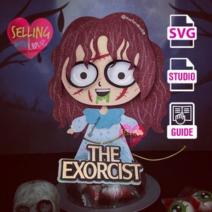 Cut file / Cut The Exorcist / Scary Movie / Halloween / Lovely /Boy or Girl /la monja cricut SVG cameo STUDIO