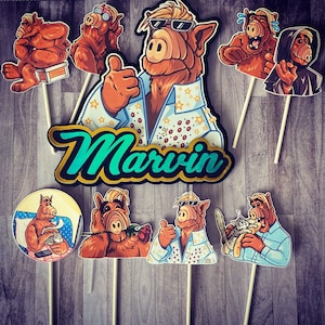 Party Pack, Custom cake topper with ALF design