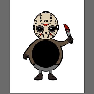 Cut File / Cute Jason / Scary Movie / Halloween / Lovely /boy or Girl ...