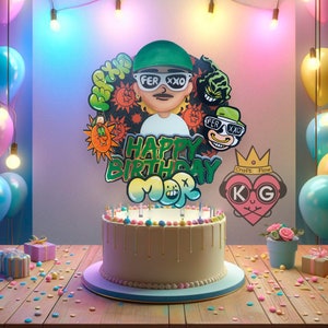 Feid / Ferxxo Caketopper / Happy birthday Mor