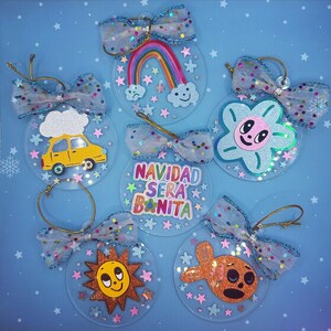 Karol G Christmas Ornaments Set: Mañana Será Bonito, Bichota Season