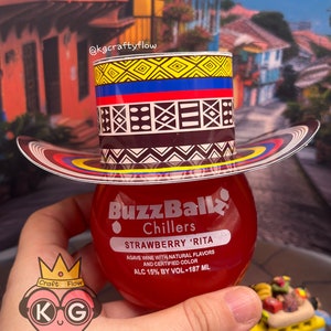 Colombian Hat Candy Ornament-Buzzballz / Candy Holder / Sombrero Vueltiao / Party Decoration (buzzballz not included)