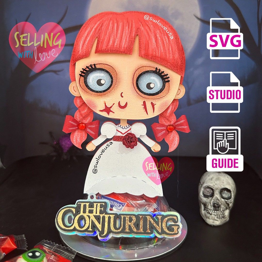 Annabelle Doll Cut File: Conjuring Movie, Halloween SVG STUDIO - Etsy