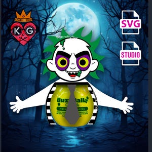 Cut File Buzzballz Holder / Halloween / Crazy B / cute / cricut SVG cameo .STUDIO