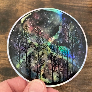 Holographic Sticker / Northern Lights Sticker / Galaxy Stickers