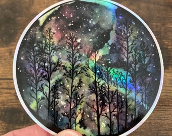 Holografischer Sticker / Polarlichter Sticker / Galaxy Sticker