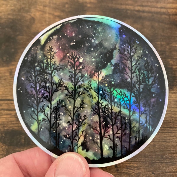 Northern Lights Stickers Etsy