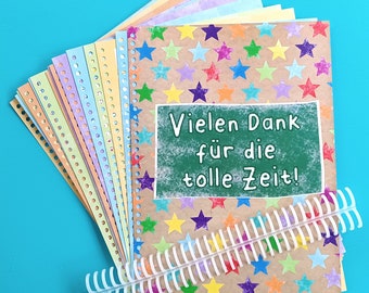 Abschiedsgeschenk Erzieherin | Abschied Kindergarten Kita | Album Kinder für Erzieher | Album Erinnerung für Erzieher an Kinder Kindergarten