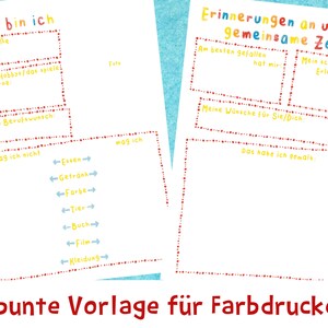 Geschenk Lehrerin, Lehrer Abschied Grundschule Abschiedsgeschenk Schule, Kindergarten digitaler Download zum Ausdrucken Downloadatei afbeelding 2