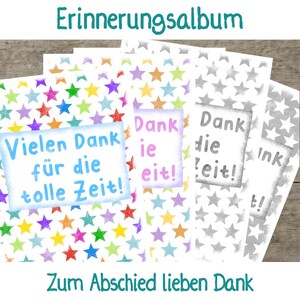 Abschiedsbuch Lehrerin Grundschule | Abschiedsalbum Lehrer | Geschenk zum Abschied, Rente, Ruhestand, Pension | Druckvorlage PDF Download