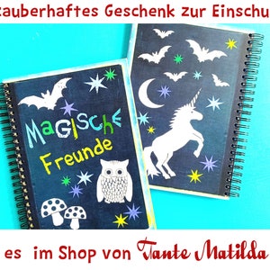 Postkarte Schultüte Grußkarte zur Einschulung Karte zum Schulbeginn Grußkarte Schulkind Postkarte Schulkind Karte mit Zuckertüte Bild 8