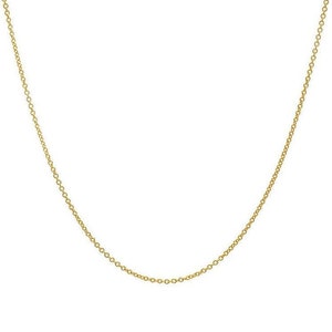 14K Gold Chain / Plain Gold Chain/ Thin Gold Chain