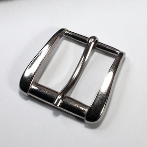 Gürtelschnalle 30mm silberfarben schlichte Gürtelschließe Metallschnalle, SchnallenARTen, ART. 994